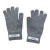 Grey knitted gloves for warm and anti-slip women in autumn and winter Item Picture